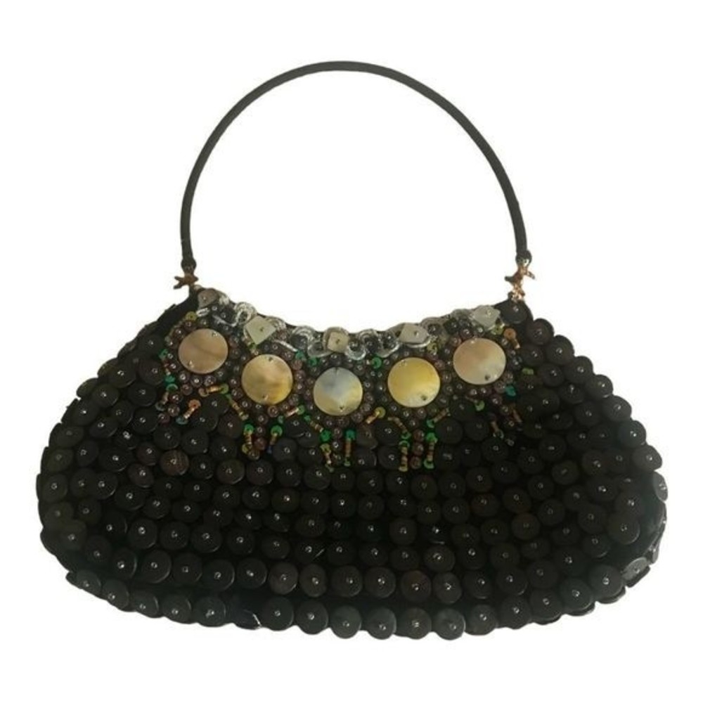 NICOLE LEE Mini-Bag Black Single Strap Embellishments
